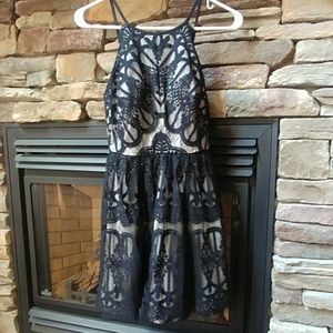 Black/Nude Party Dress